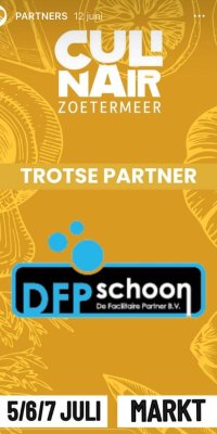 DFP Schoon Trotse partner van evenement Culinair Zoetermeer